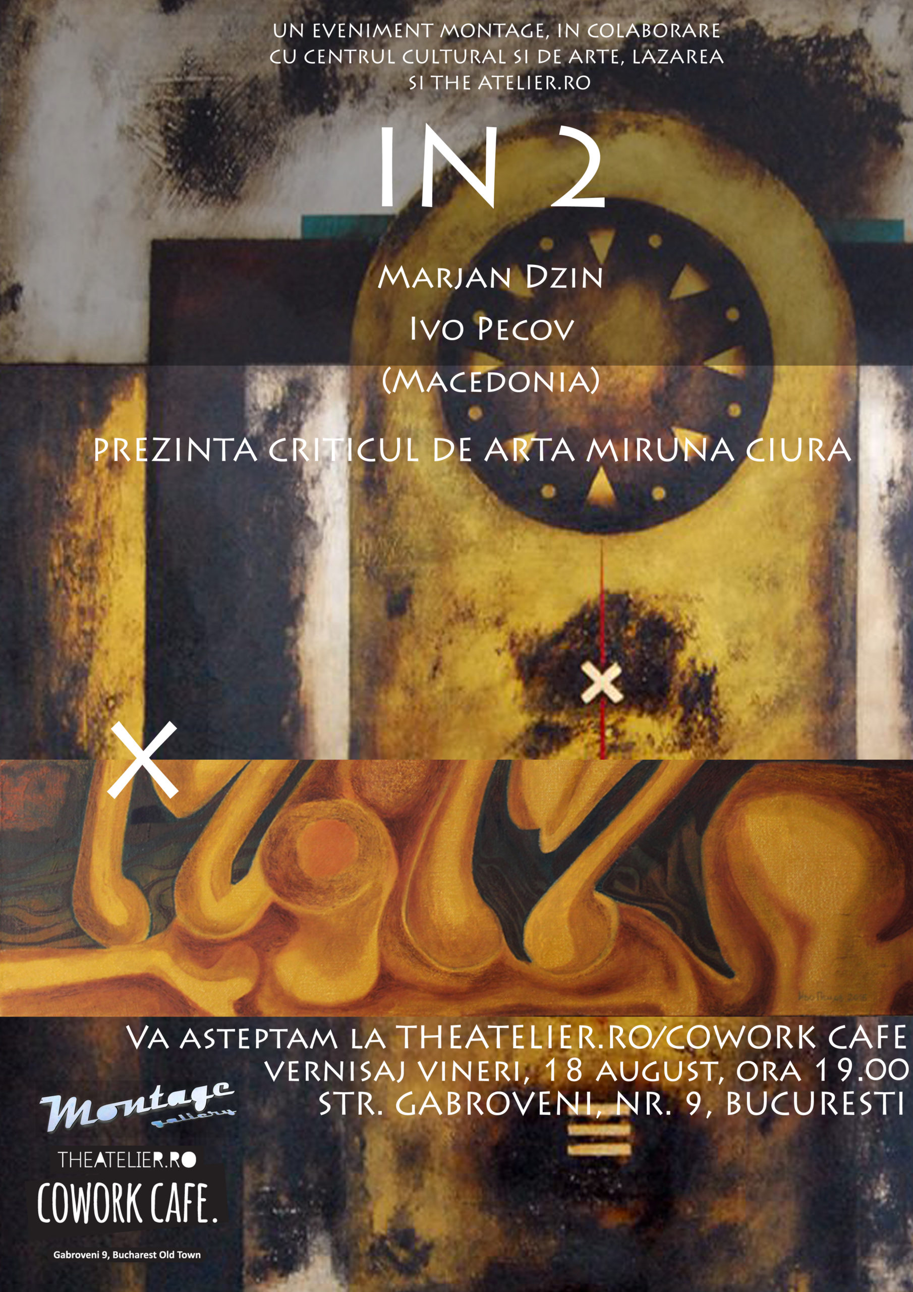 In 2 – Expoziția artiștilor macedoneni Marian Dzin și Ivo Pecov